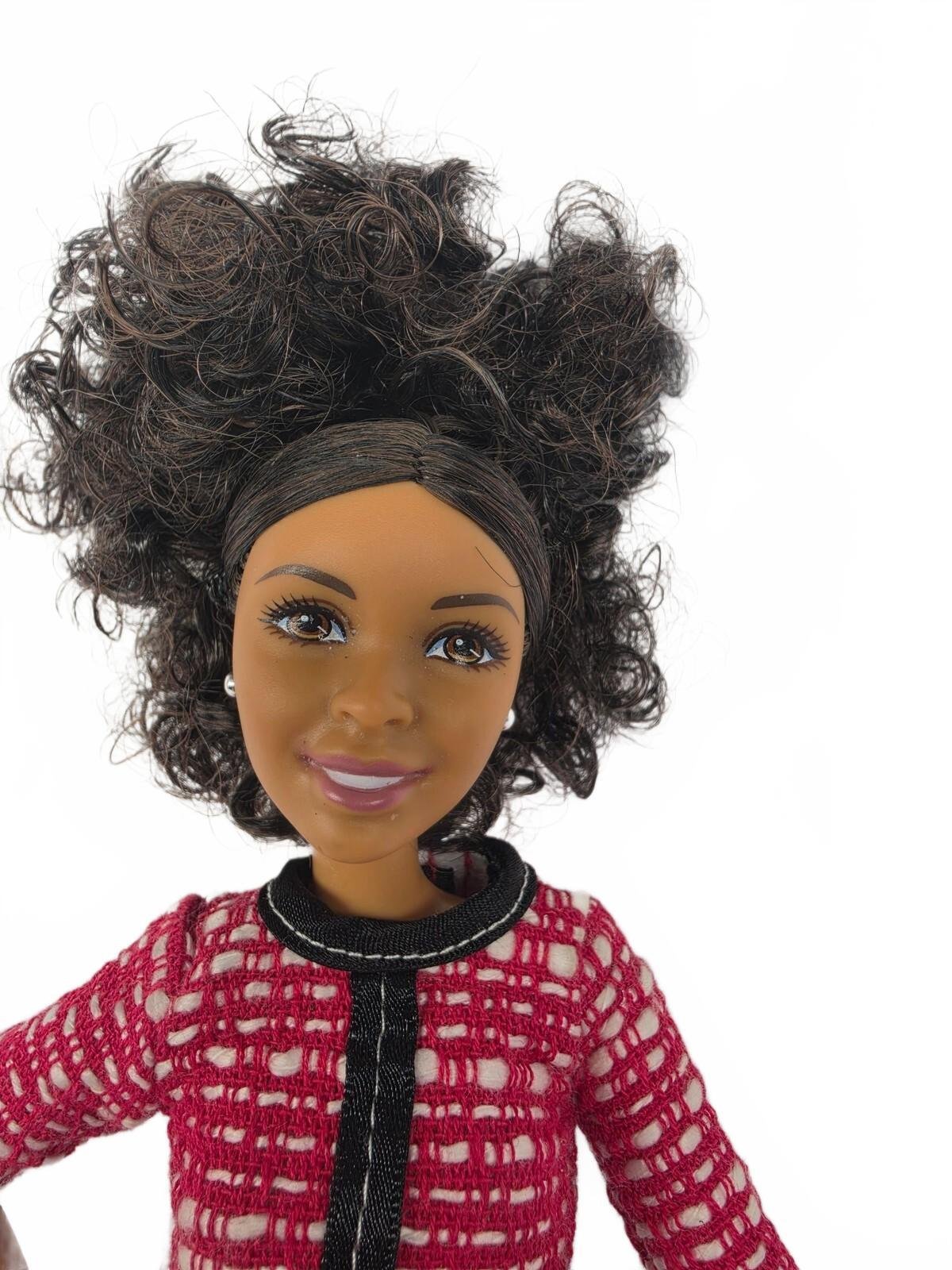 2016 Mattel Barbie Careers President Doll DPN03 African American Red Jacket - Image 4