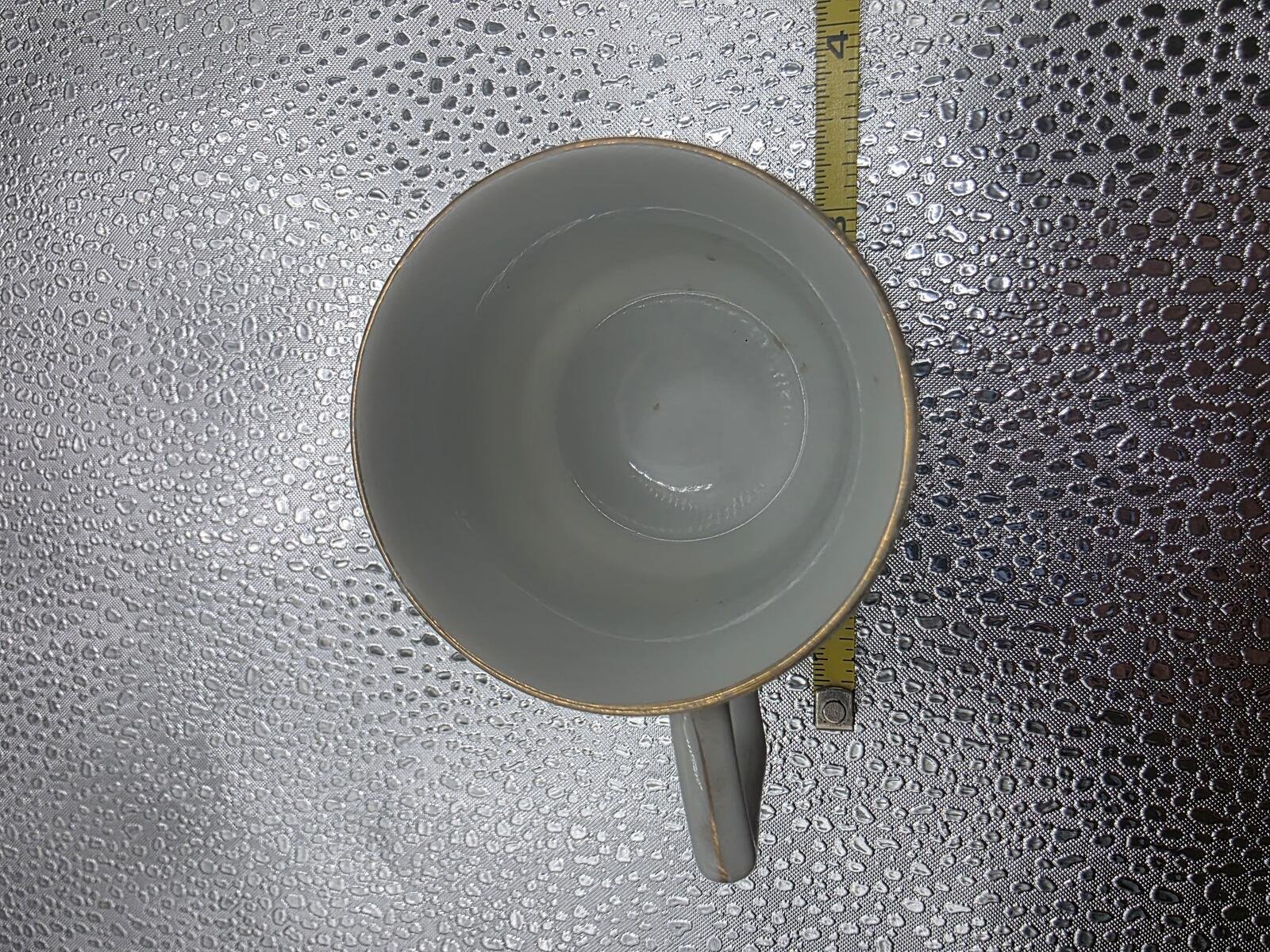 Vintage Occupied Japan Floral Porcelain Demitasse Cup, 1945–1952 - Image 3