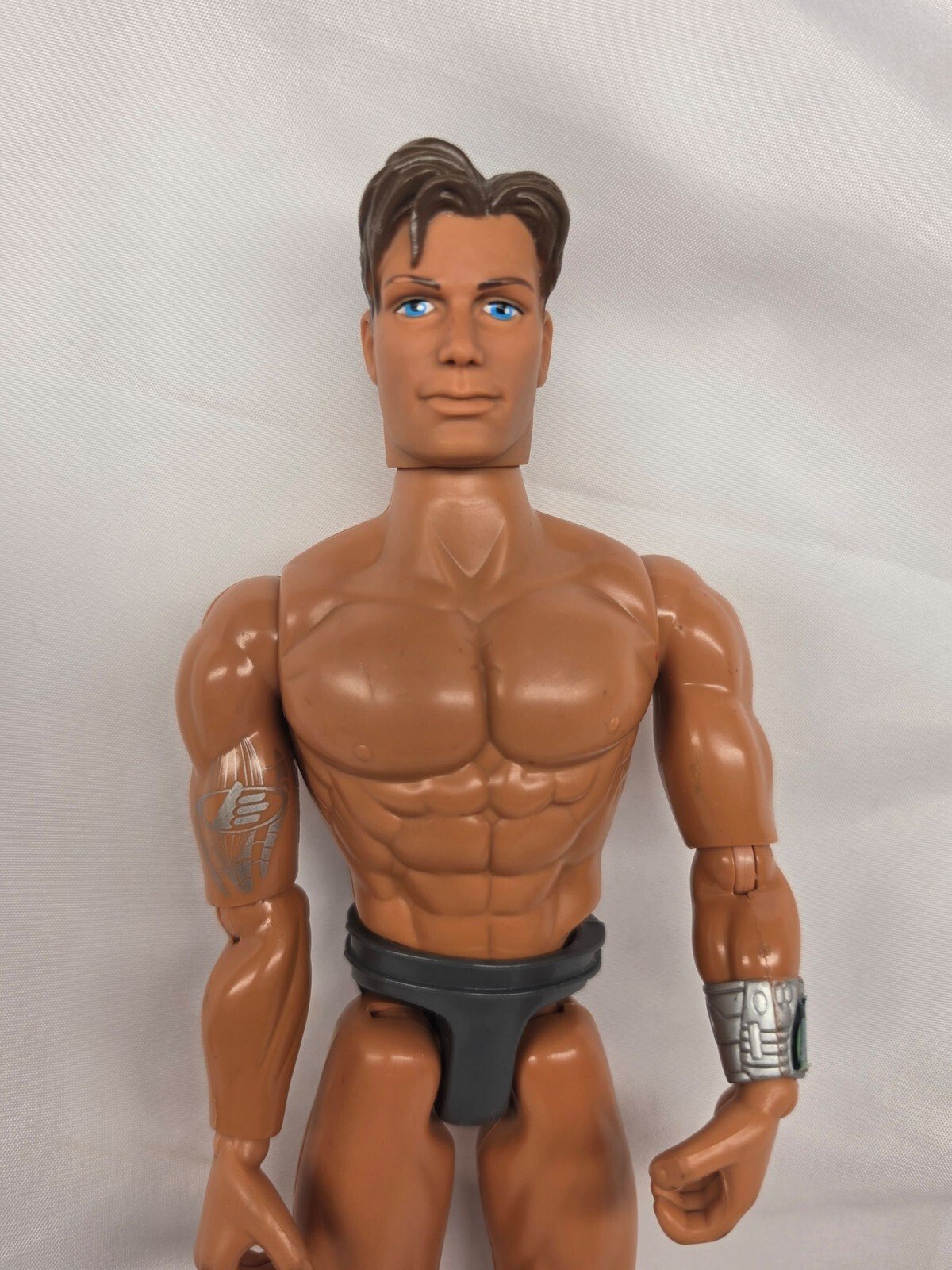 1998 Mattel Max Steel 12 in Articulated Action Figure, No Accessories