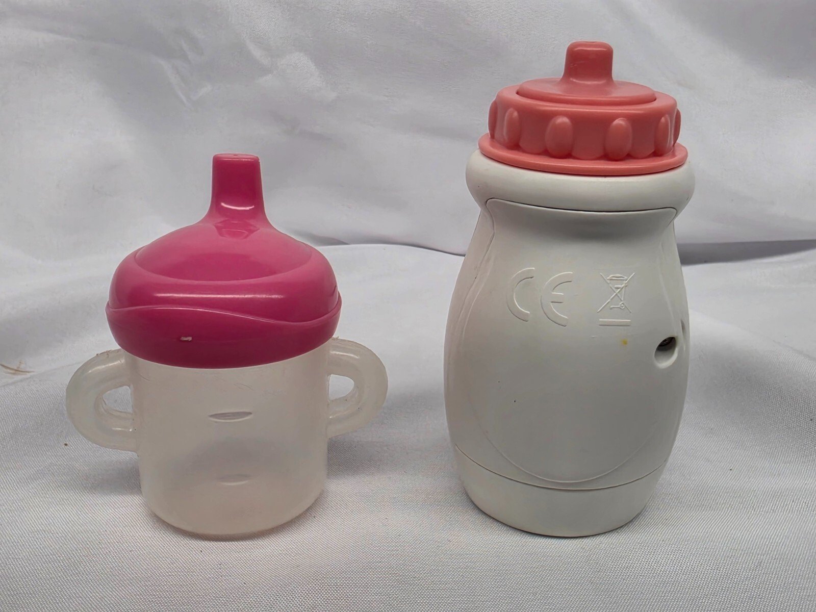 Baby Alive Doll Bottles with Sucking Sounds, Pink & White, Set of 2 - Image 2