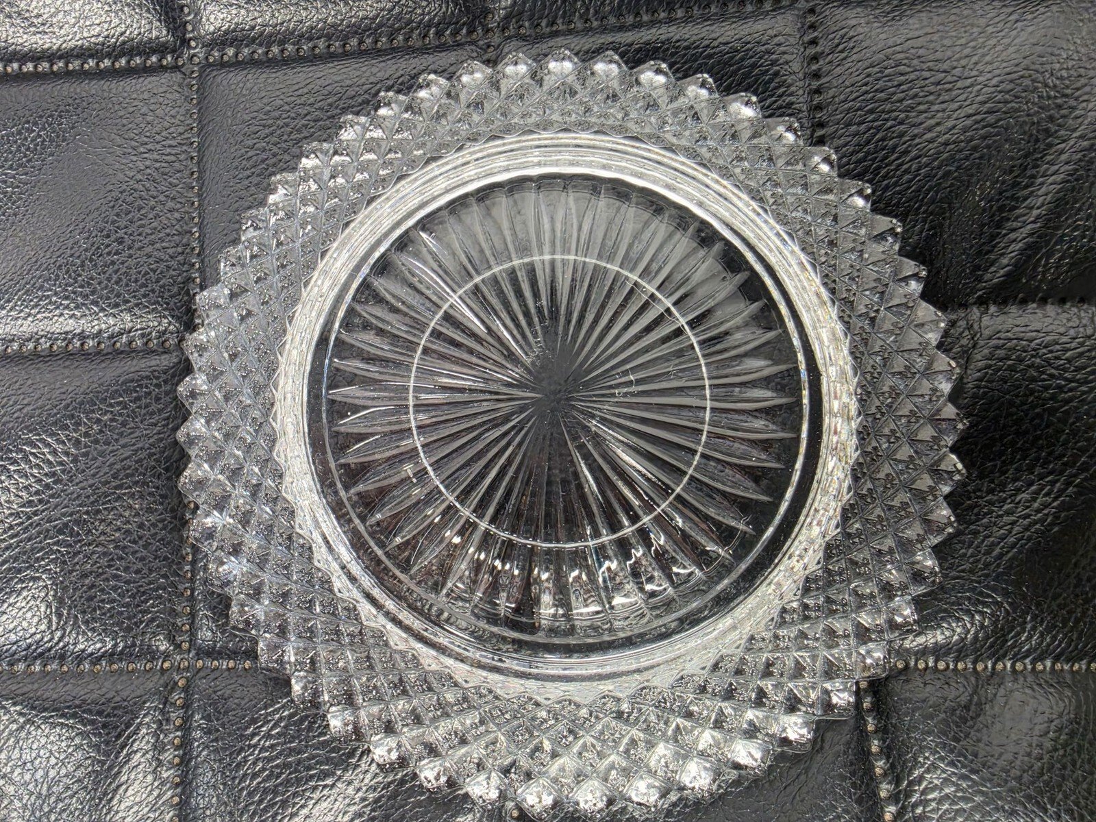 Vintage Anchor Hocking Miss America Depression Glass Saucers, Set of 2 - Image 9