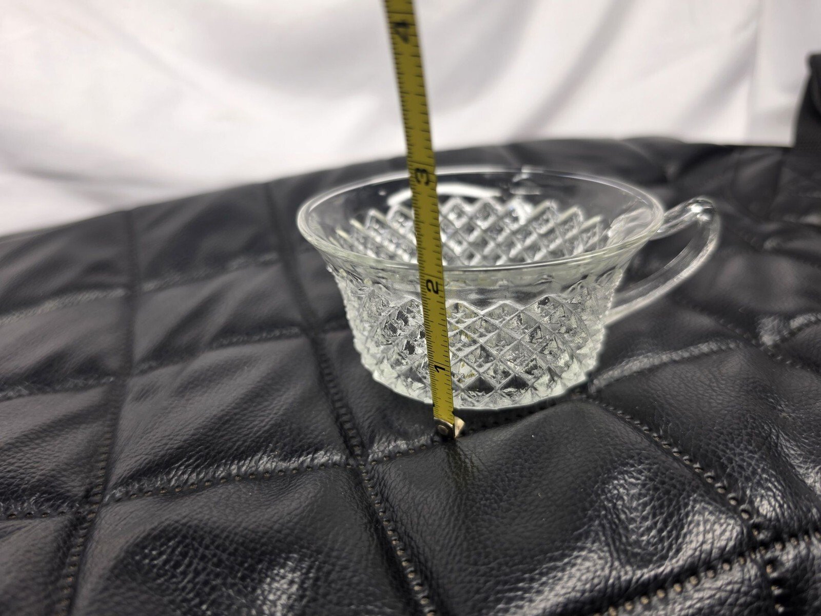 Vintage Anchor Hocking Miss America Depression Glass Tea Cups, Set of 2 - Image 3