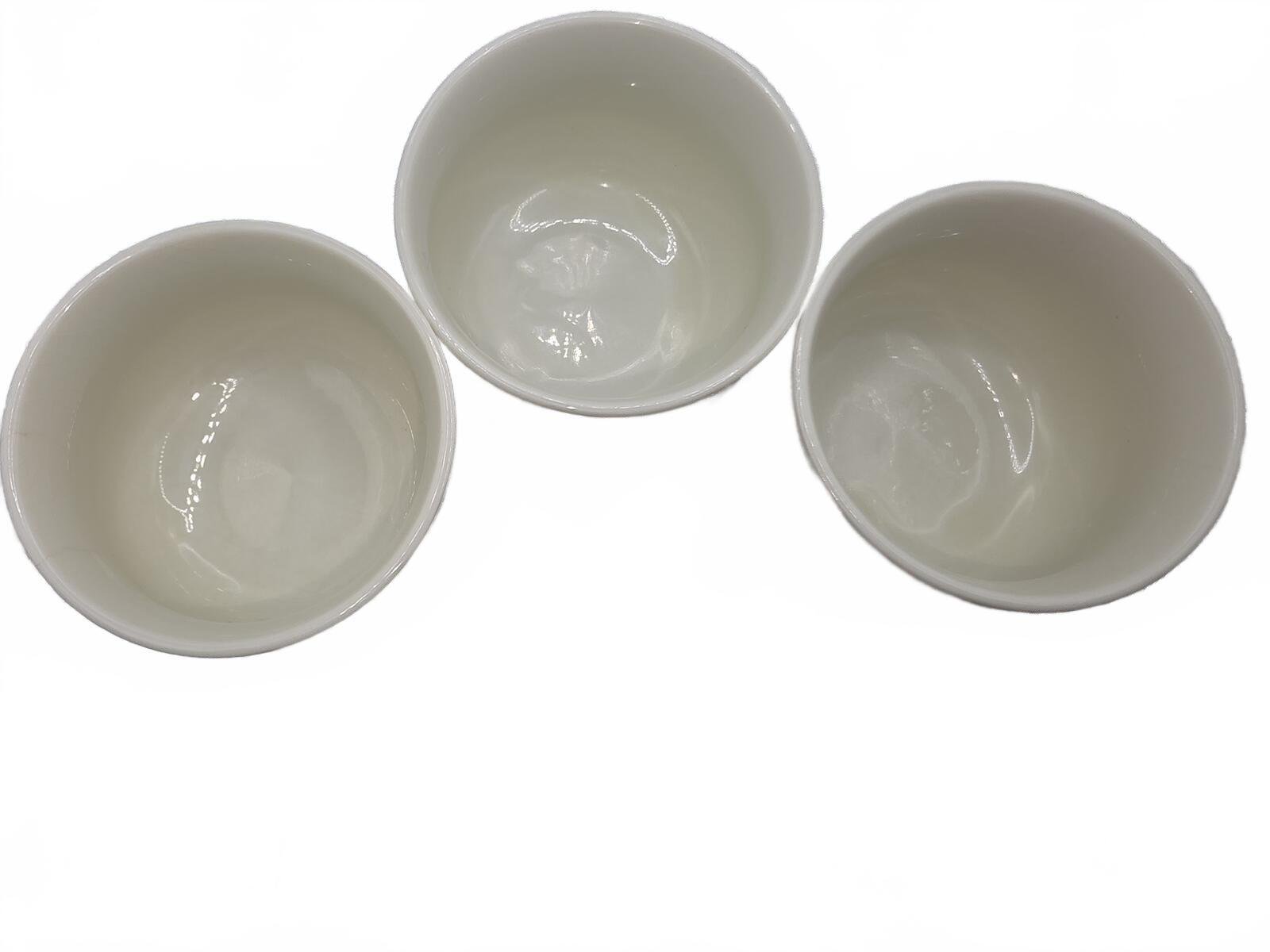 Vintage Kutani Japan Iris Bird Porcelain Yunomi Tea Cups Set of 3 Gold - Image 5