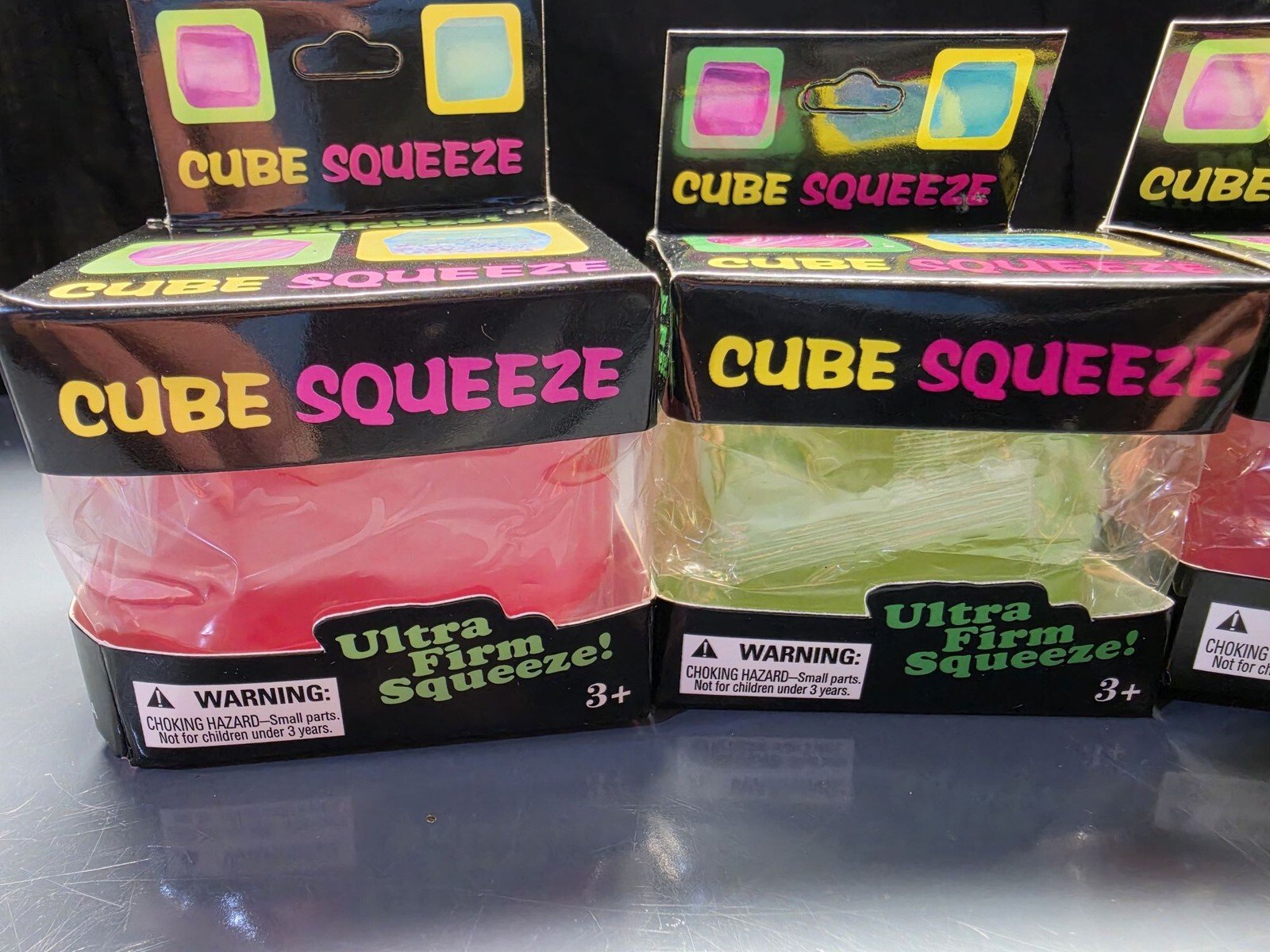 Lot of 4 NeeDoh Like Nice Cube Sensory Squishy Fidget Toy Stress Relief Gift - Image 3