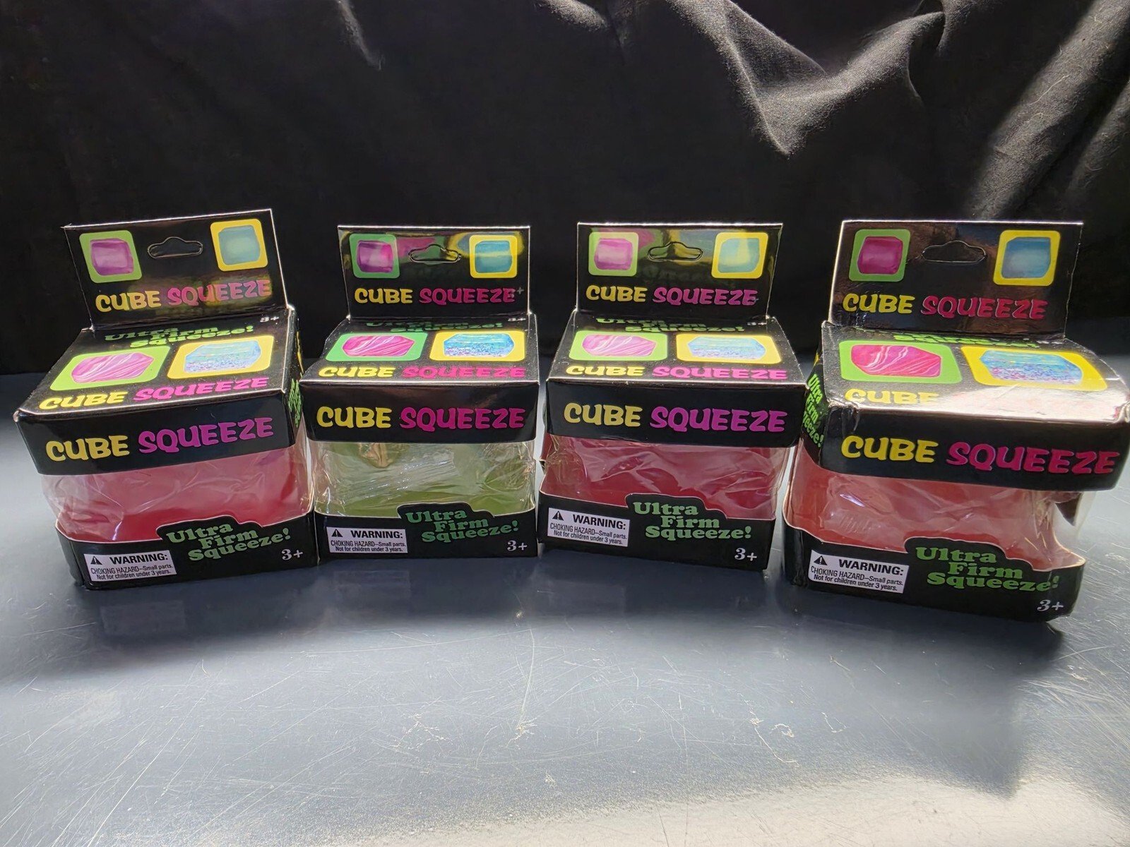 Lot of 4 NeeDoh Like Nice Cube Sensory Squishy Fidget Toy Stress Relief Gift - Image 6