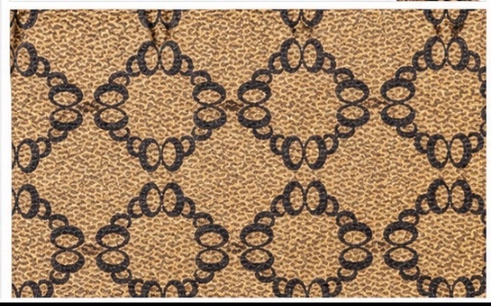 Womens Brown Tan Monogram Zip Around Wallet Wristlet Card Holder Coin Purse - Image 4